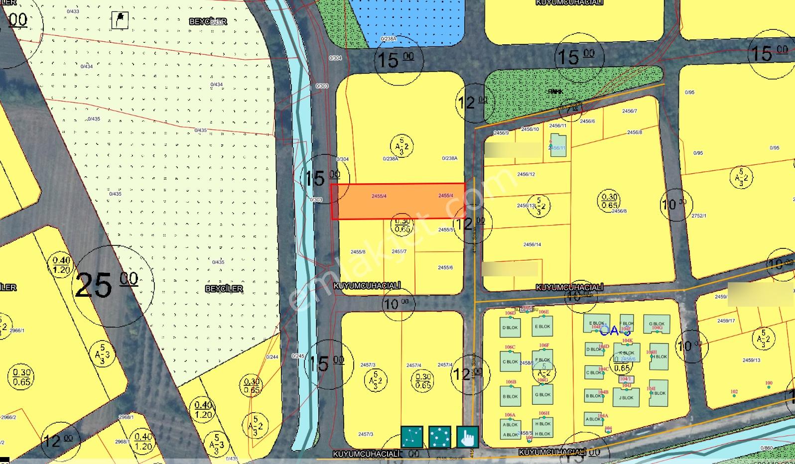 Kuyumcu Hacıali Mahallesi'nde 1715 M2 Satılık Arsa - Görsel 12