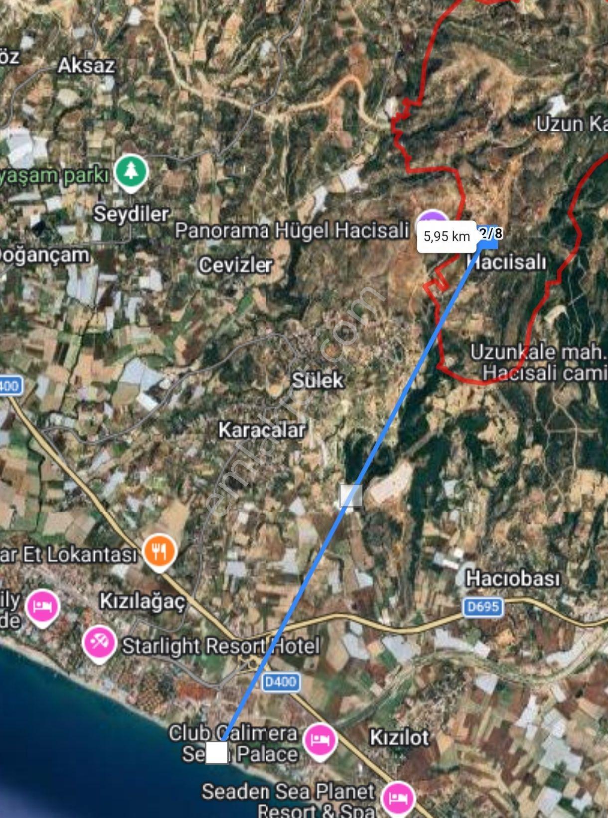 Antalya Manavgat Hacıisalı’nda Konut İmarlı Müstakil Tapulu Arsa - Görsel 3