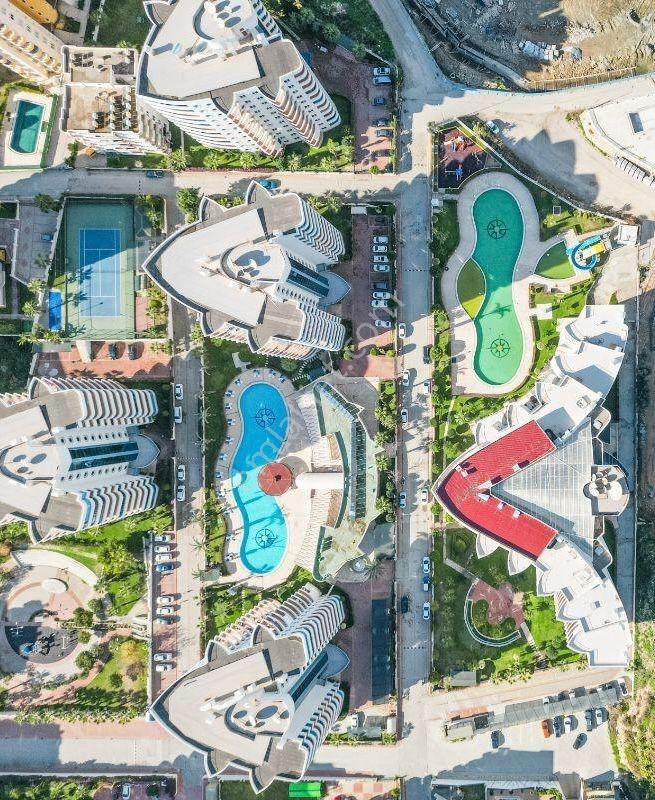 Alanya Mahmutlar 2+1 130 M2 Eşyalı Lüks Aktiviteli Aquapark - Görsel 23