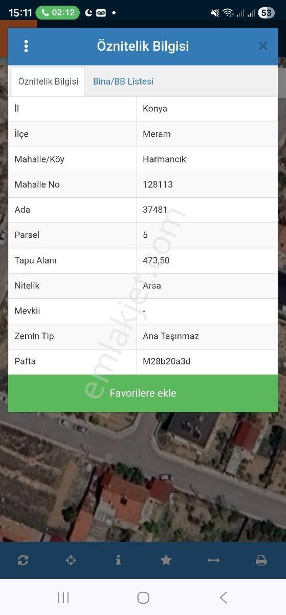 Meram Harmancıkta Çok Güzel Villa Arsası 473 M² Kaçmaz Fırsat - Görsel 8