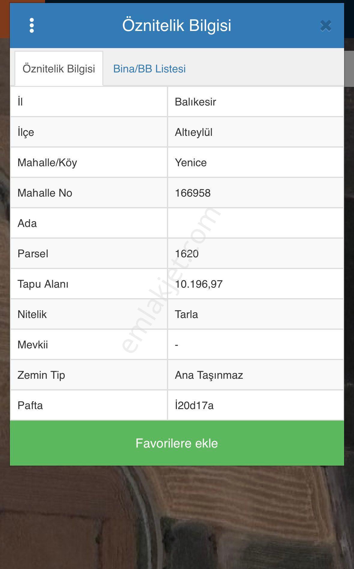 C21 Loca’dan Yenice’de Satılık Tarla - Görsel 3