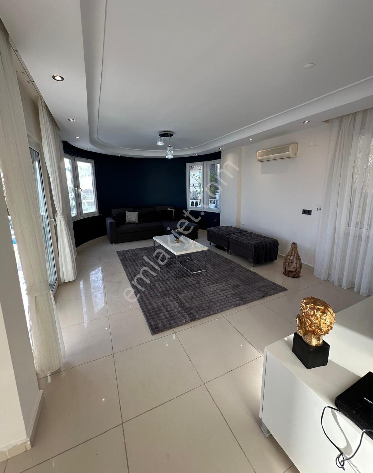 Alanya Kargıcak 3+1 440 M2 Eşyalı Deniz Manzaralı Müstakil Villa - Görsel 8