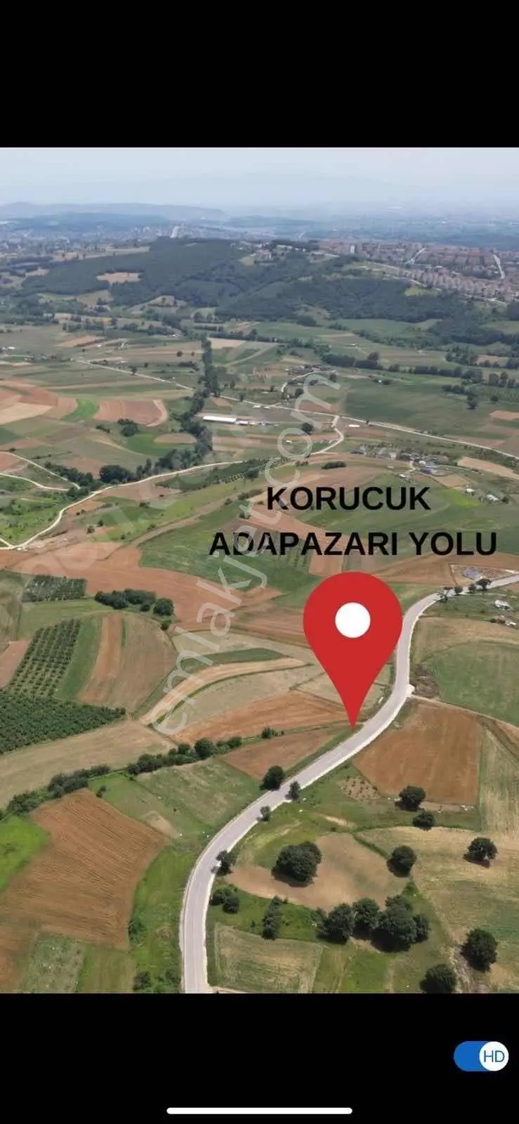 İzmit Yenice'de Göl Manzaralı Yola Bir Parsel - Görsel 3