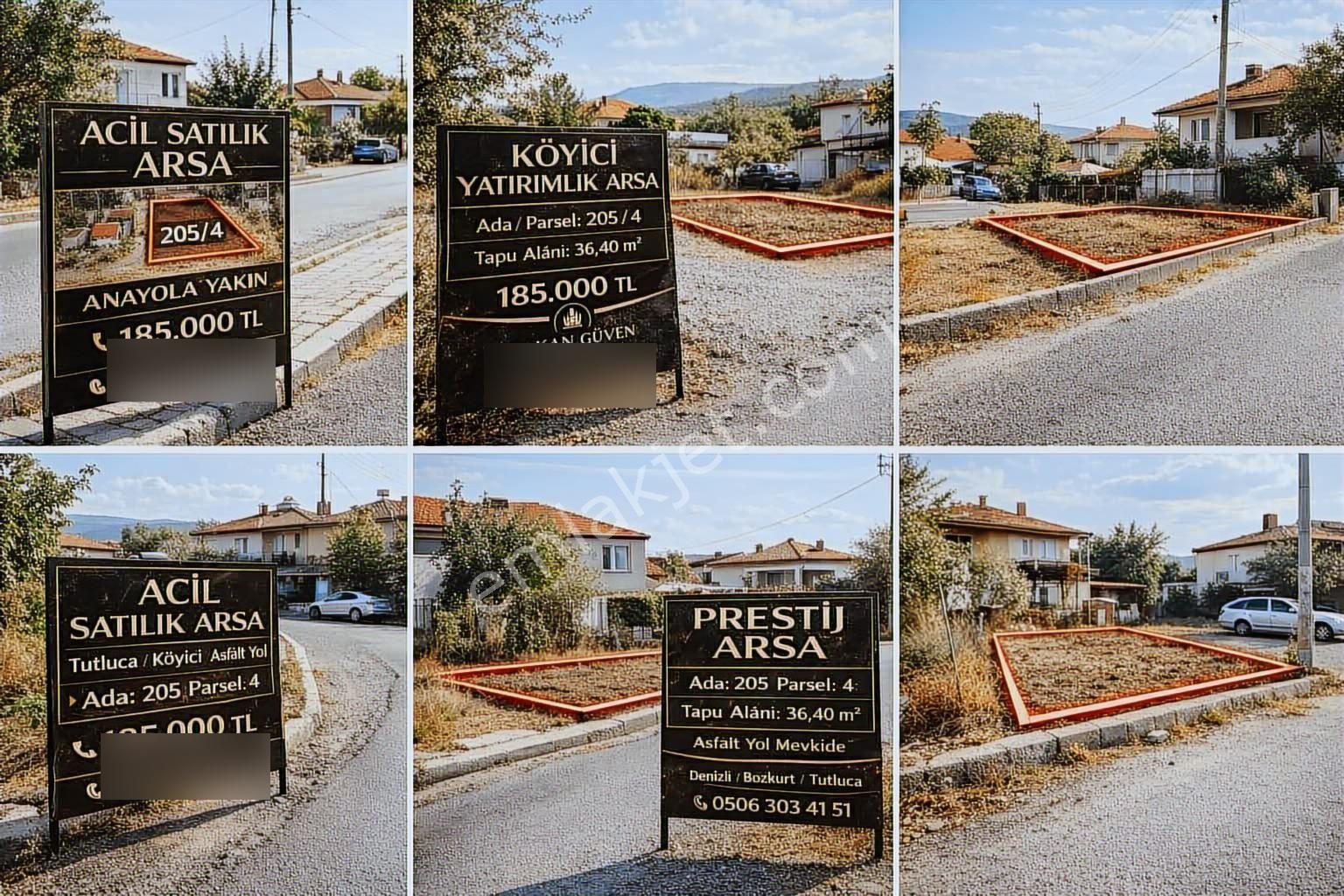 Denizli Bozkurt Tutluca Tek Kata İmarlı Çıtır Arsa 36 M2 Müstaki - Görsel 12