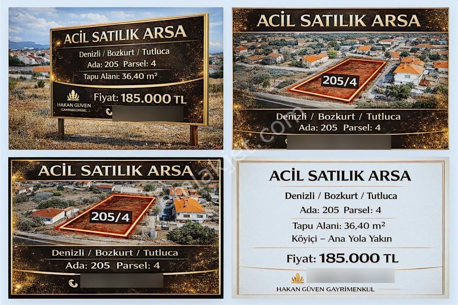 Denizli Bozkurt Tutluca Tek Kata İmarlı Çıtır Arsa 36 M2 Müstaki - Görsel 15