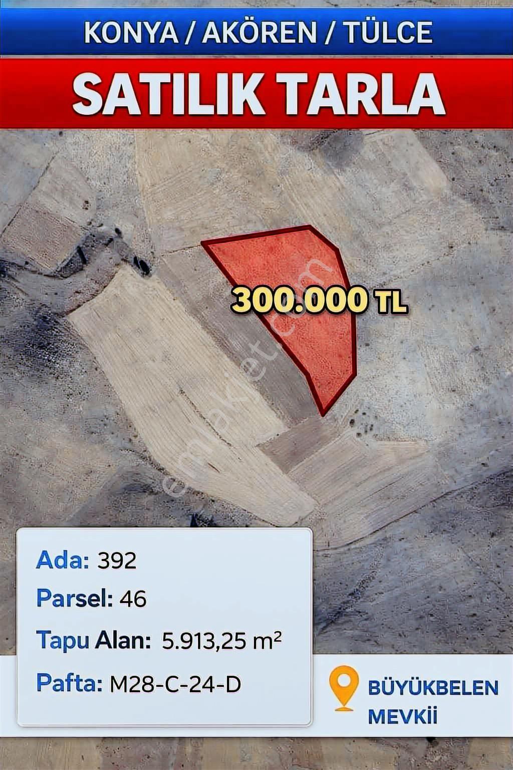 Akörem Tülce Mevki 6 Dönüm Arazimiz Satılık Müstakil Tapulu - Görsel 6