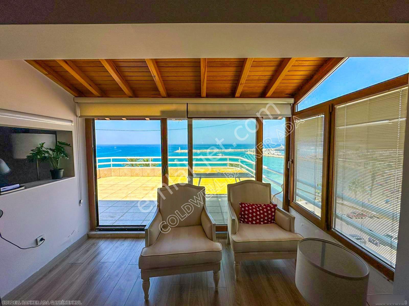 Kuşadası Kordonda Panoramik Deniz Manzaralı Dubleks Yalı Dairesi - Görsel 29