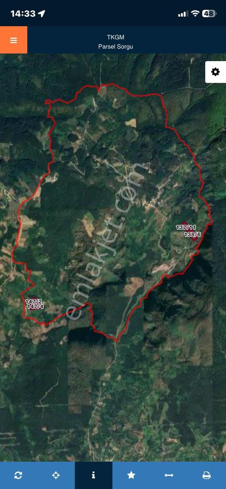 Konutix'ten Kartepe Eşme Ahmediye'de 17747 M2 Satılık Tarla - Görsel 2