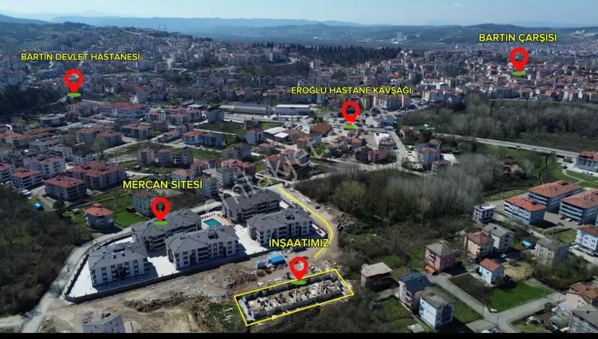 Bilgin Emlaktan Merkezi Konumda Yıl Sonu Teslim 2+1 Lüx Daireler