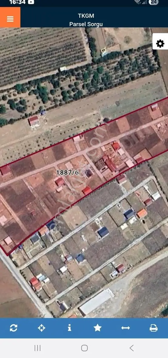 Elmadağ Yeni Mah Satılık Hobi Bahçesi 600m2 Elektrik Su Var