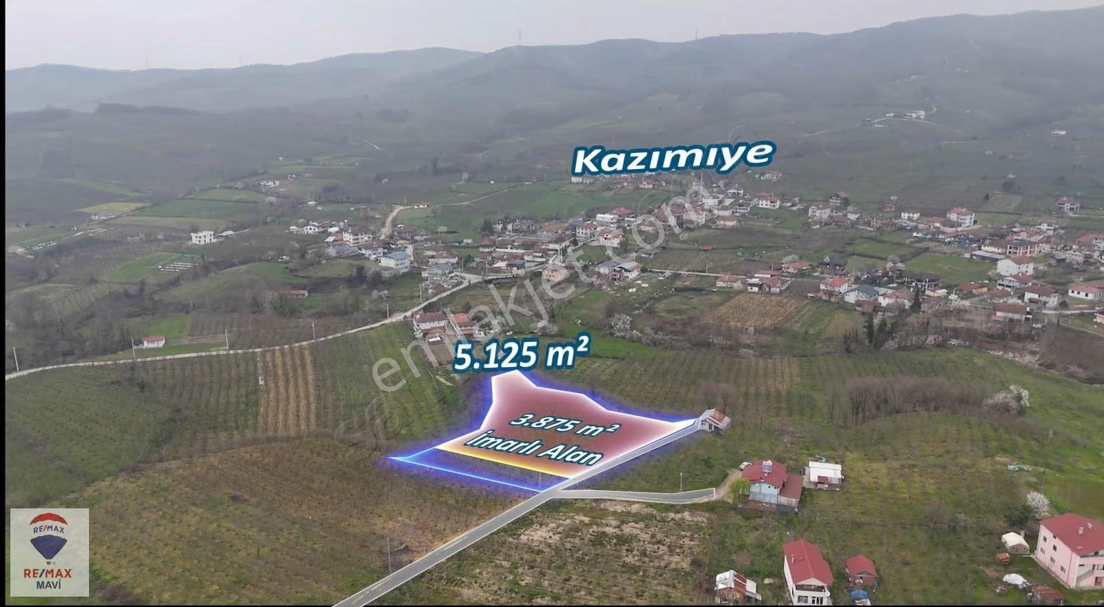 Kazımiyede 5.125 M² Arsa | 3.875 M² İmarlı | Altyapı Var - Görsel 5