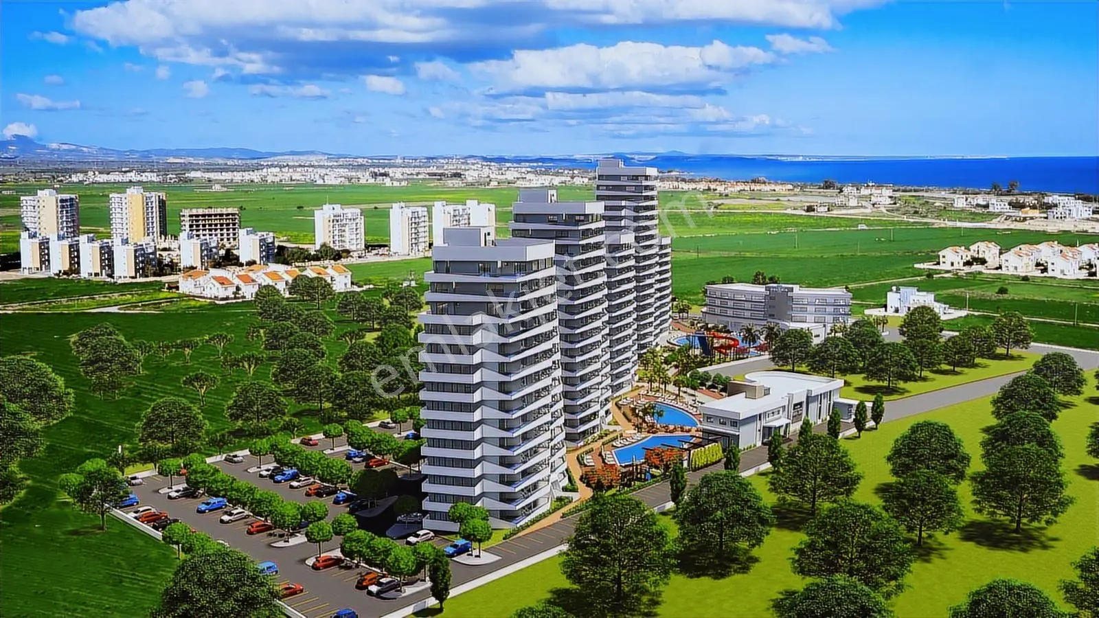 Kıbrıs İskele Long Beach Te Satılık Stüdyo Daire Sky Life Deluxe - Görsel 2