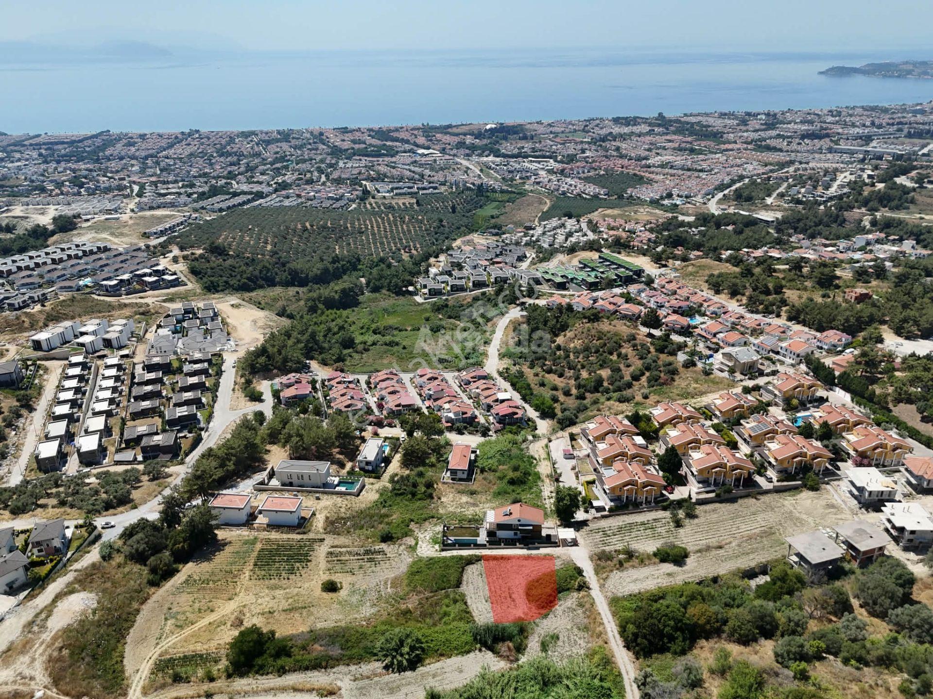 Kuşadası Soğucakta Deniz Manzaralı Villa İmarlı Fırsat Arsa - Görsel 9