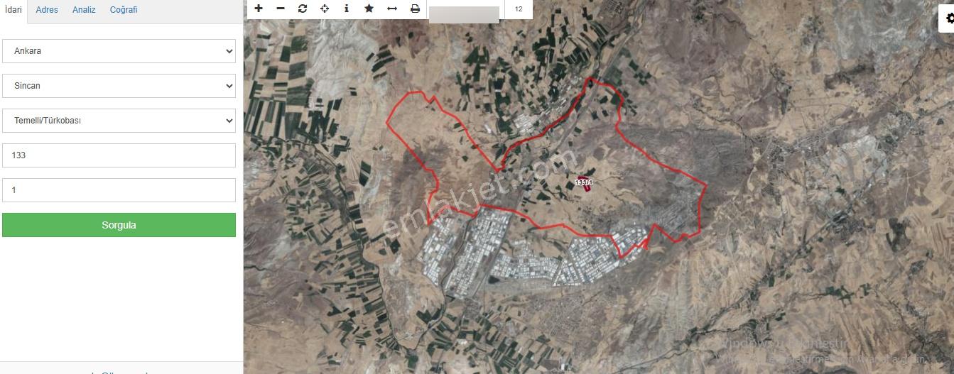 Türkobasında Yatırım Fırsatı 133 Ada 1 Parsel 1045 M2 Satılık Tarla - Görsel 4