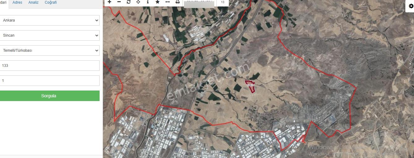 Türkobasında Yatırım Fırsatı 133 Ada 1 Parsel 1045 M2 Satılık Tarla - Görsel 2