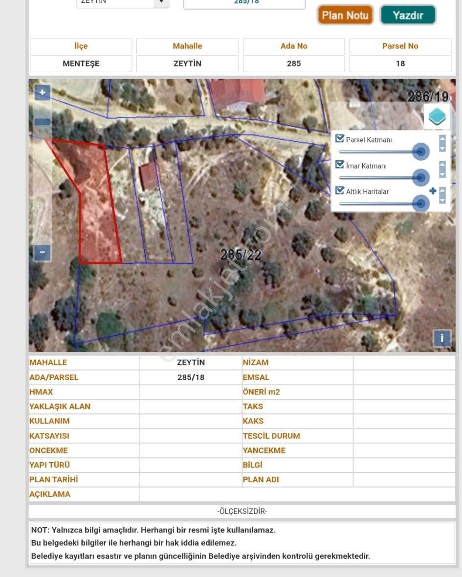 Gökova’ya Yakın Zeytinköy’de 450m² Premium Doğa Tarlası - Görsel 15
