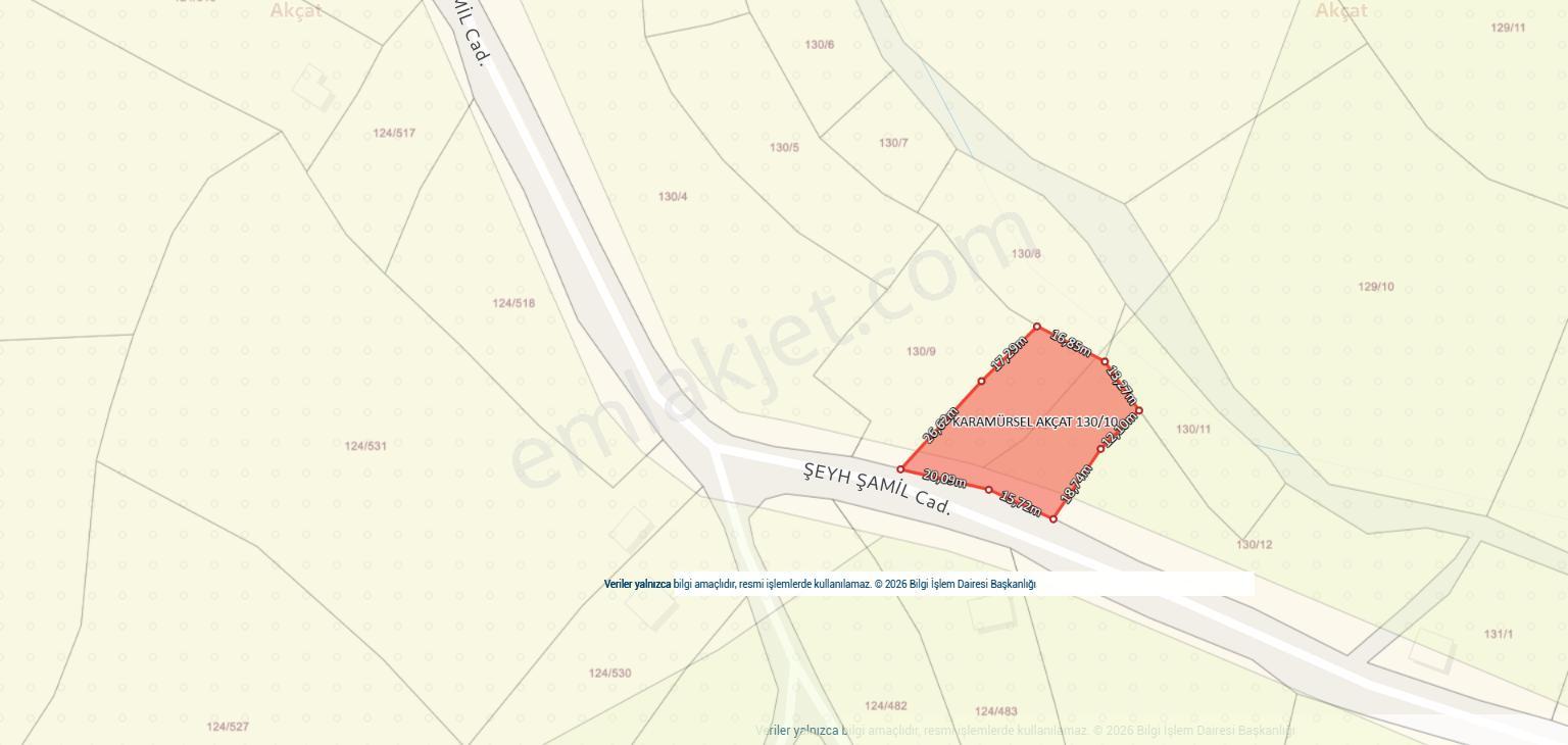 Uzmanlar'dan Akçat 1164 M2 Satılık %5 İmarlı Meyve Bahçesi - Görsel 12