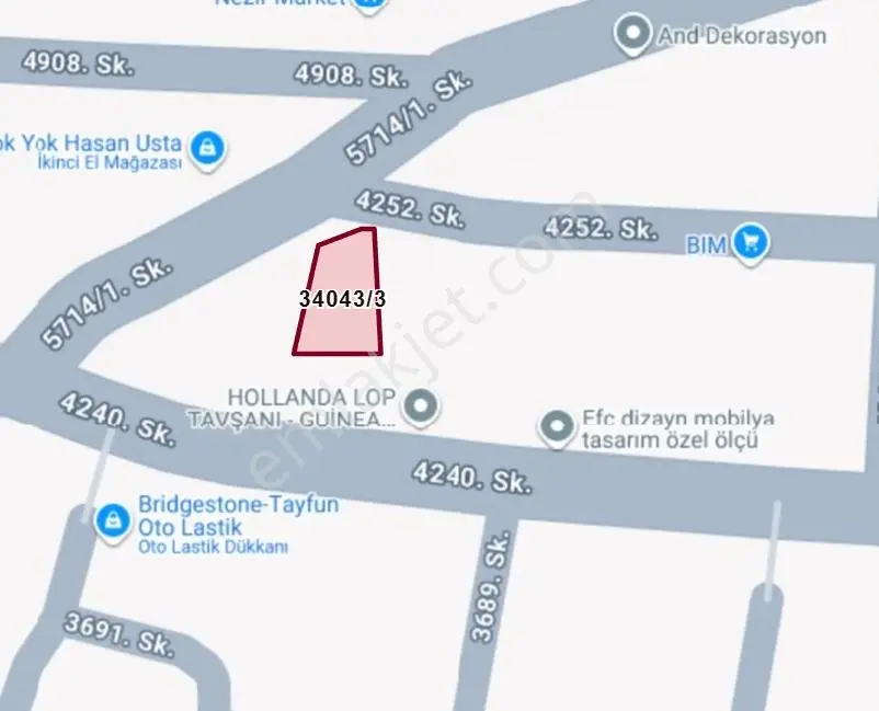 Karabağlar Mah. Hisseli Satılık Arsa