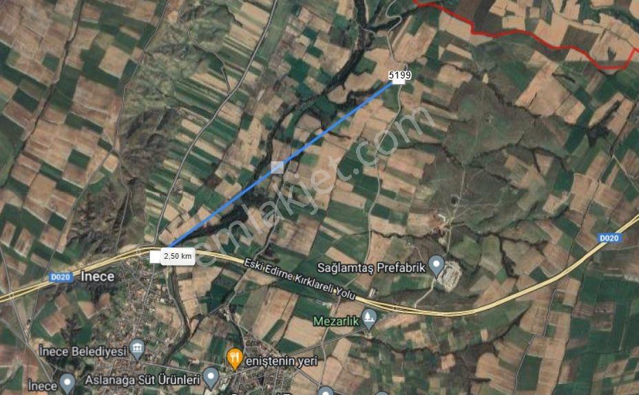 Kırklareli İnece Bld. 1367 M2 Yol Cepheli Satılık Tarla - Görsel 5