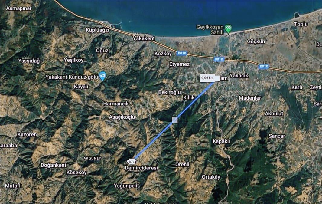 Samsun Alaçam Demircideresi Köyü'nde 5542 M2 Satılık Tarla - Görsel 6