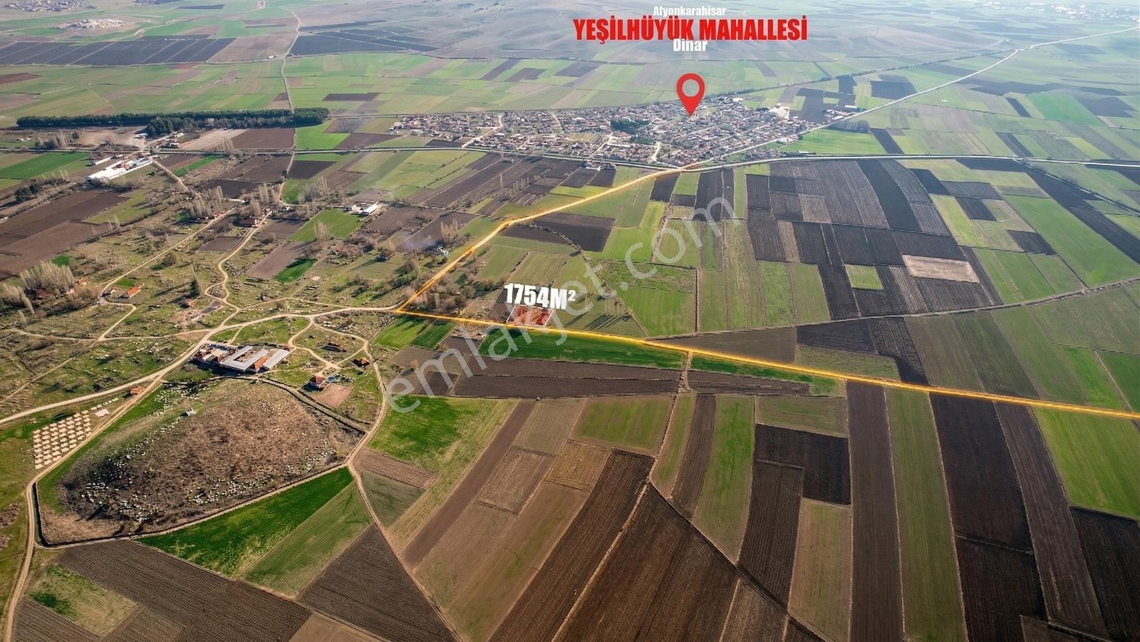 Afyonkarahisar Dinar'da Fırsat %40 Köyiçi İmarlı 1754m² Arsa - Görsel 2