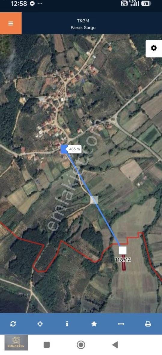 Şekeroğlu Emlak'tan Kocaeli Kandıra Bollu'da Satılık Tarla - Görsel 3