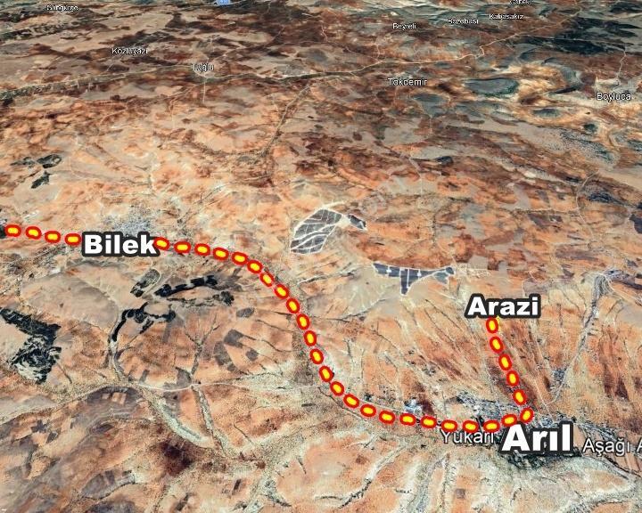 Şehitkamil Aşağıarıl Duvar Örülü, Kuyu, Yol, Manzaralı 685 M2 - Görsel 12