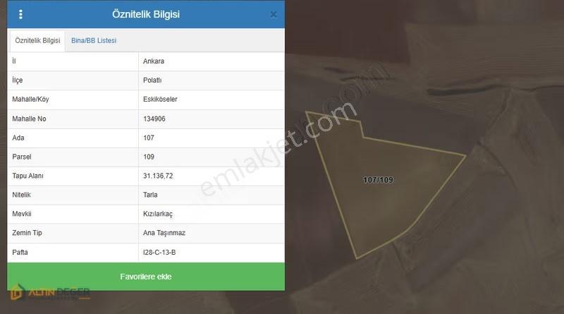 Eski Köseler'de 31.136 M² Yatırımlık Tarla
