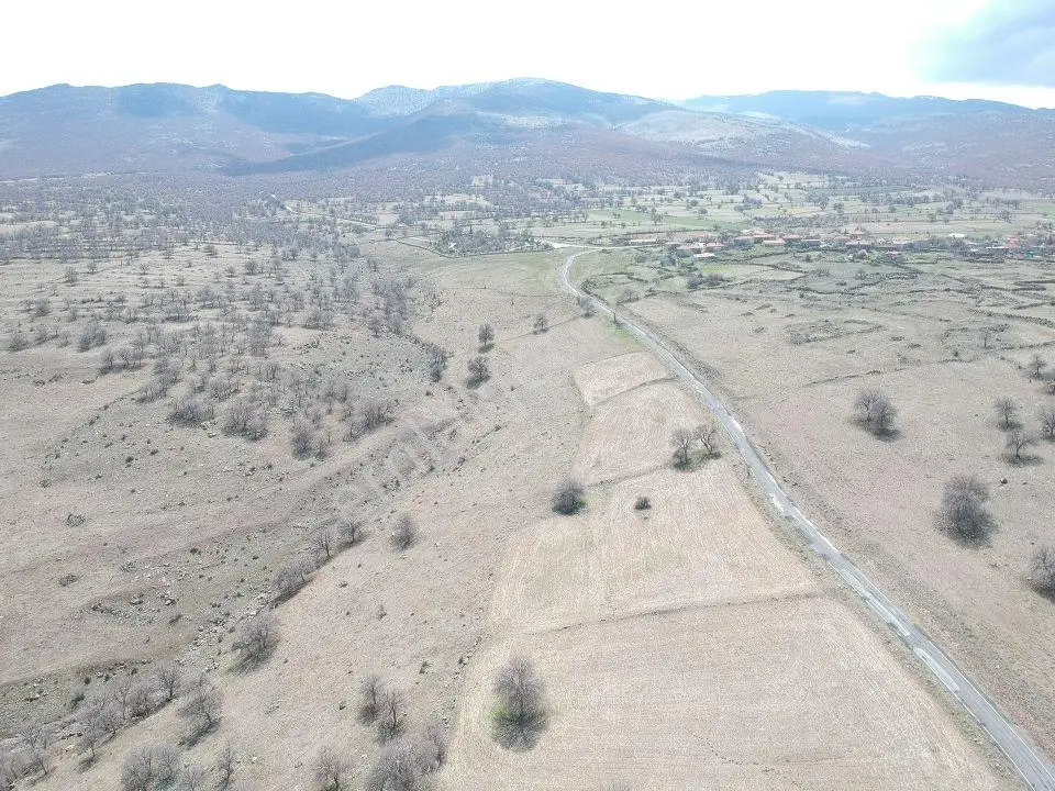 Konya Emirgazi 12.750 M2 Elektrik Su Asfalt Cephe Köy Yanı Arsa - Görsel 4