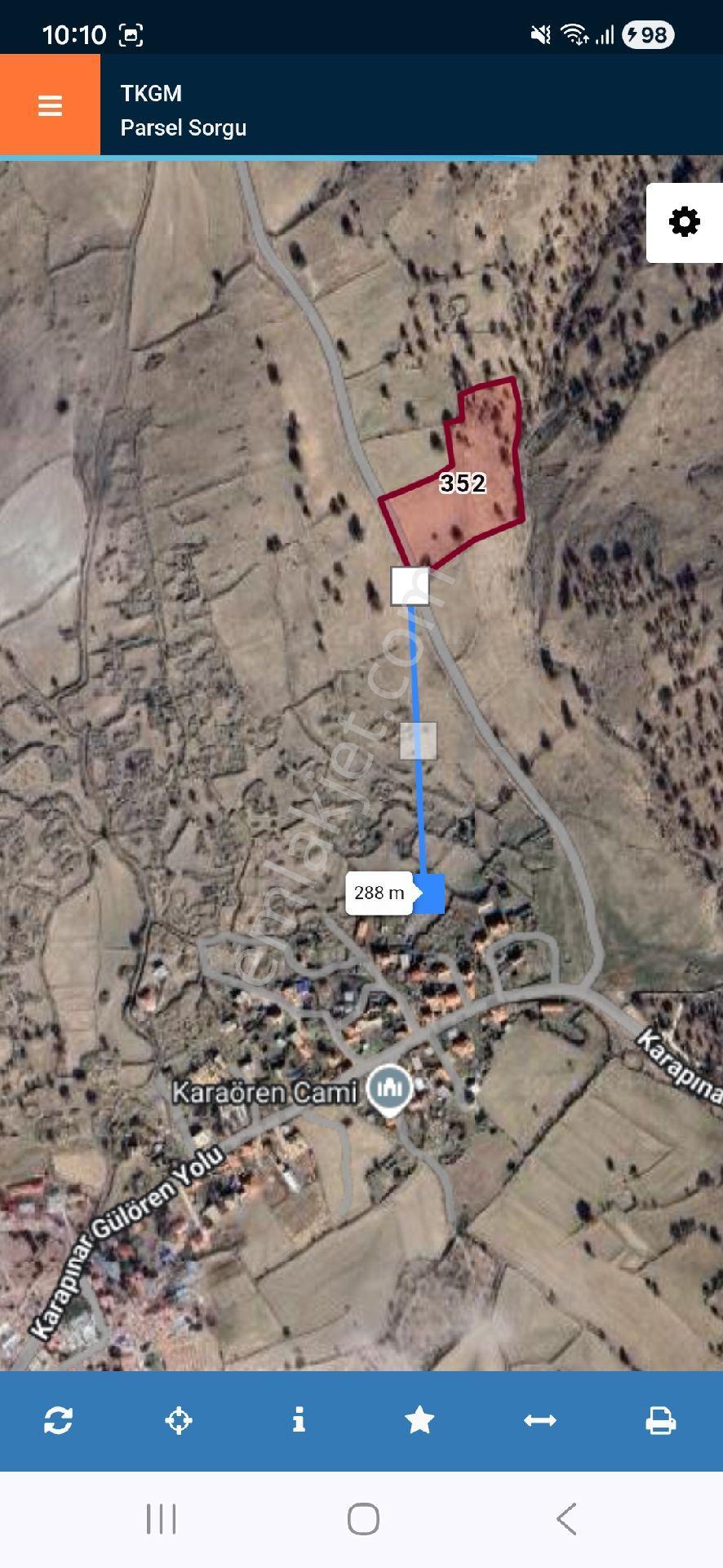 Konya Emirgazi 12.750 M2 Elektrik Su Asfalt Cephe Köy Yanı Arsa - Görsel 27