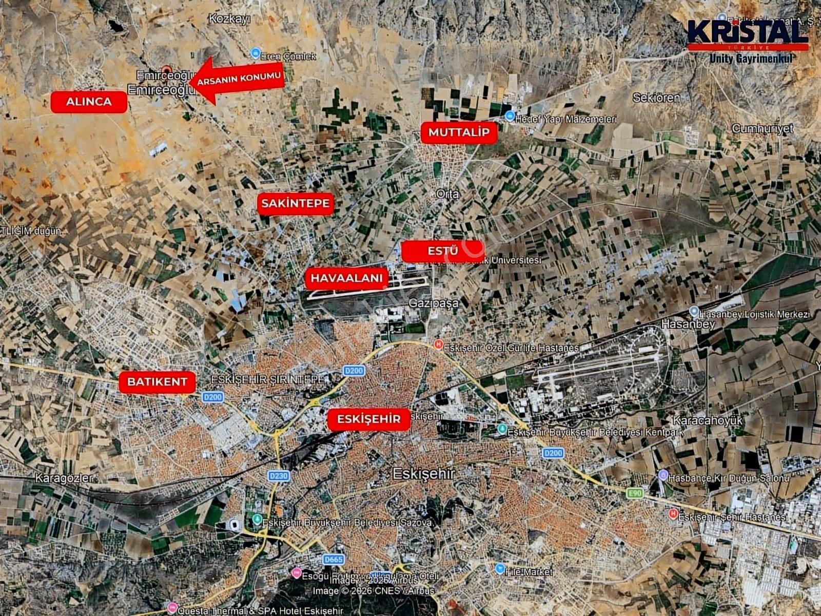 Tepebaşı Emirceoğlu'nda Üç Yola Cepheli Köşe Parsel İmarlı Arsa - Görsel 17