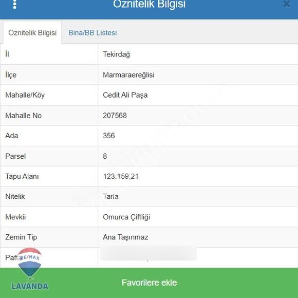 Remax Lavanda M Ereğlide Muhteşem Konumda 23092 M² Satılık Tarla