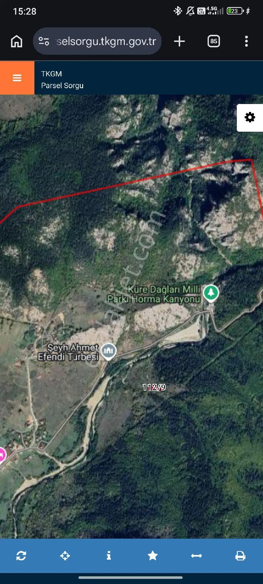 Horma Kanyonu Yanında Mustakil Tapulu Yatiırımlık Arazi - Görsel 3