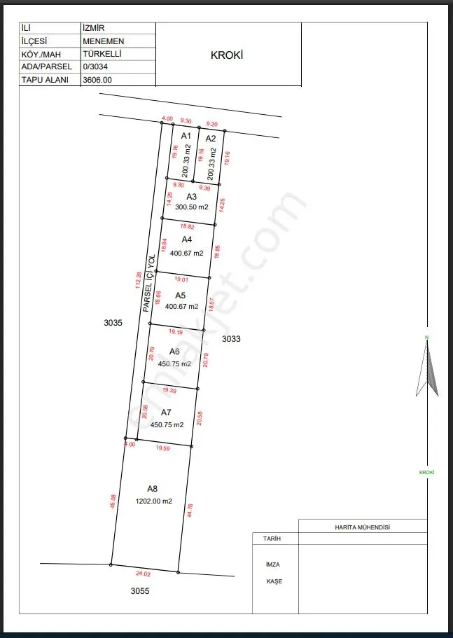 İzmir Foça Yolu Yakını Novada Avm Karşısı Türkelli Sınırları İçinde 300.50 M2 Hobi Bahçesi. - Görsel 3