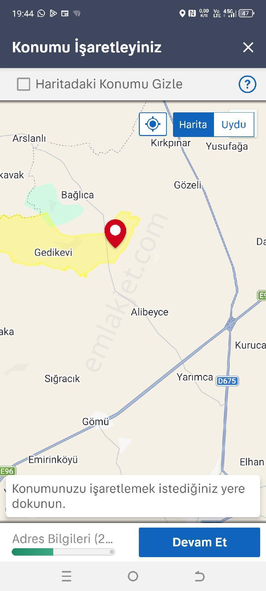Myekipdenafyon Emirdağ Gedikevindeyola Cephe