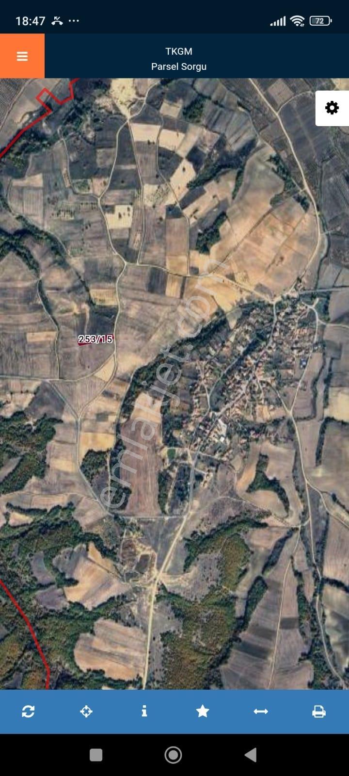 Edirne Meriç Rahmanca Köyünde Satılık Tep Tapu Tarla Kendi Yerim - Görsel 11