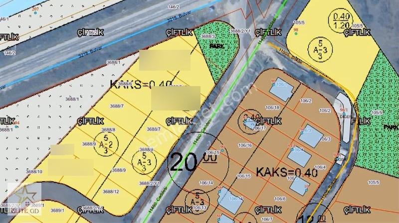 Düzce Çiftlik Köyünd 3 Kat İmarli, Doğalgazli 873m² Satılık Arsa - Görsel 7