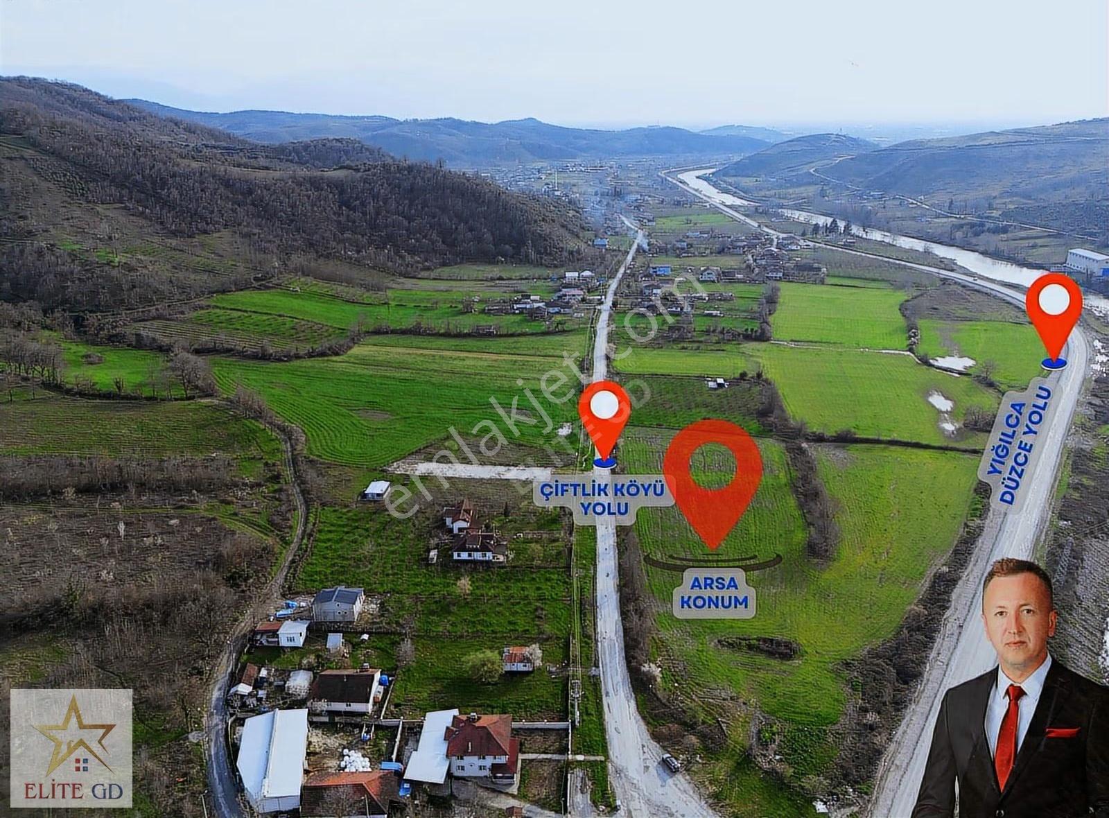 Düzce Çiftlik Köyünd 3 Kat İmarli, Doğalgazli 873m² Satılık Arsa - Görsel 5