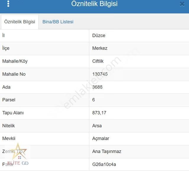 Düzce Çiftlik Köyünd 3 Kat İmarli, Doğalgazli 873m² Satılık Arsa - Görsel 9