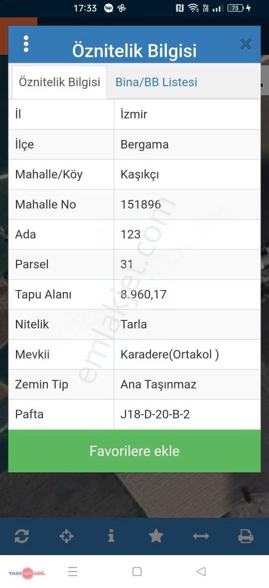 Bergama Satılık 8.960 M2 Tarla - Görsel 22