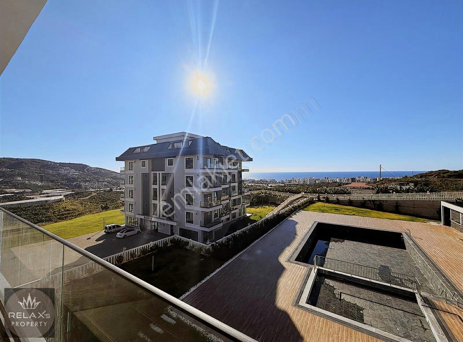 Kargıcak Gold Cıty Konseptli Sıfır 1+1 Lüx Deniz Manzaralı