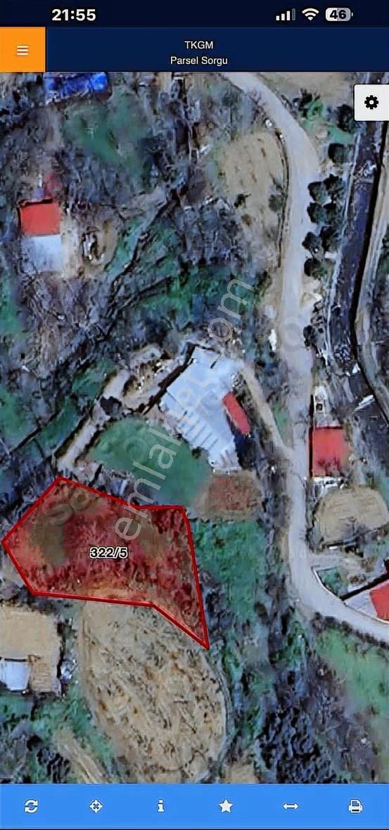 Pek Emlaktan Eğridere De 1265 M2 Satılık Elektrik Olan Bahçe