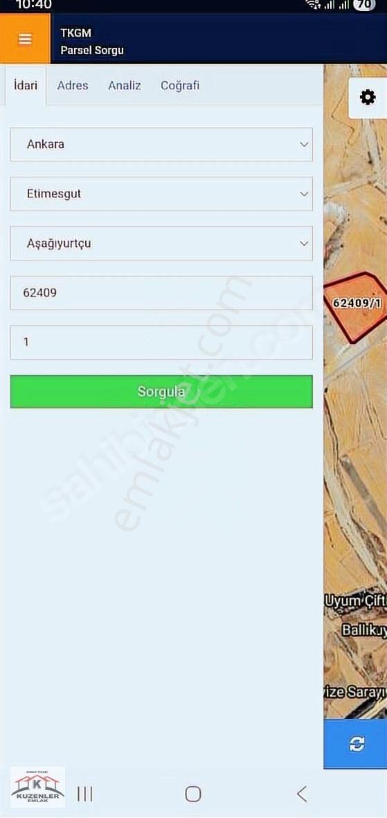 Kuzenler'dn Aşağı Yurtcu Mah.35 Metrelk Yola Cephe 313m2 Köktapu - Görsel 4