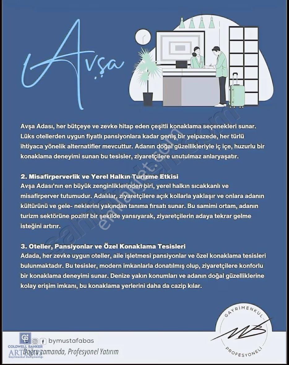 Marmara'nın İncisi Avşa Adası Da 3 Tarafı Deniz Olan Tic Arsa - Görsel 7