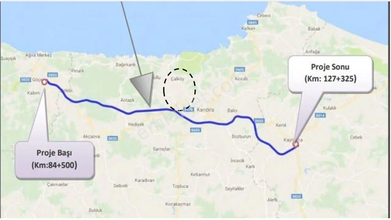 Altın Emlak'tan Kandıra Çalköy'de 8.368 M² Yatırımlık Arazi