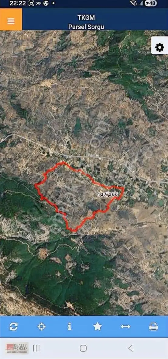 Milas Eğridere Elektrik,yol,su Yakınında Yatırımlık Arsa