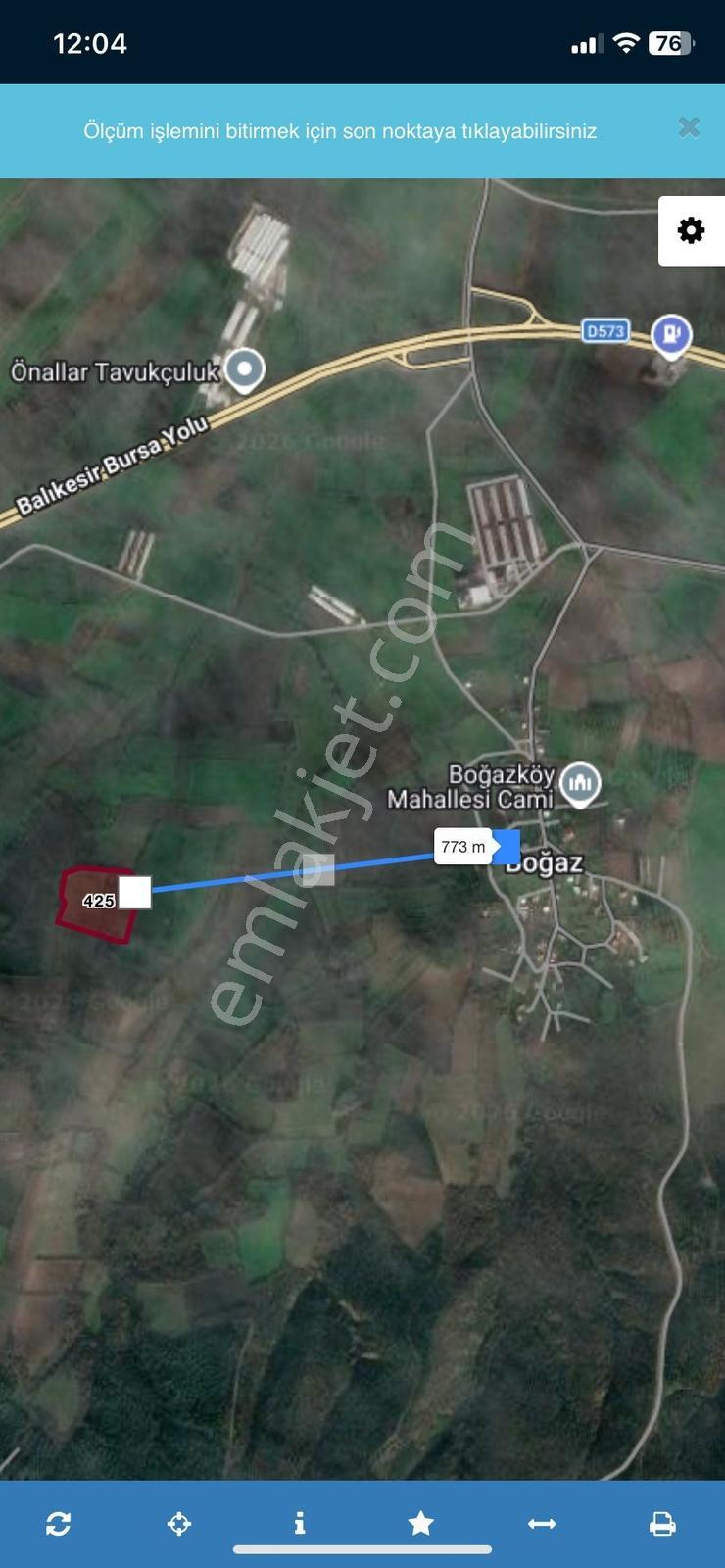 Kafkas'tan Mustafakemalpaşa Boğazköy'de 20.200 M2 Tarla - Görsel 5