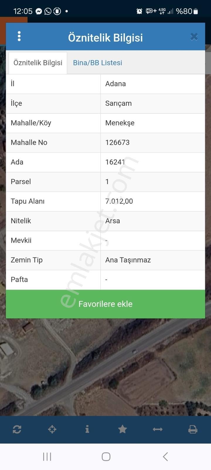 Adana Sarıçam Menekşe Mah.de Satılık Arsa - Görsel 3
