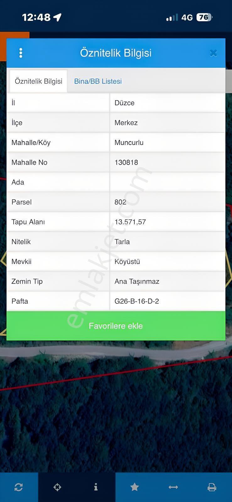Öğretmenden Muncurlu Da 13.571m2 Satılık Tarla - Görsel 4
