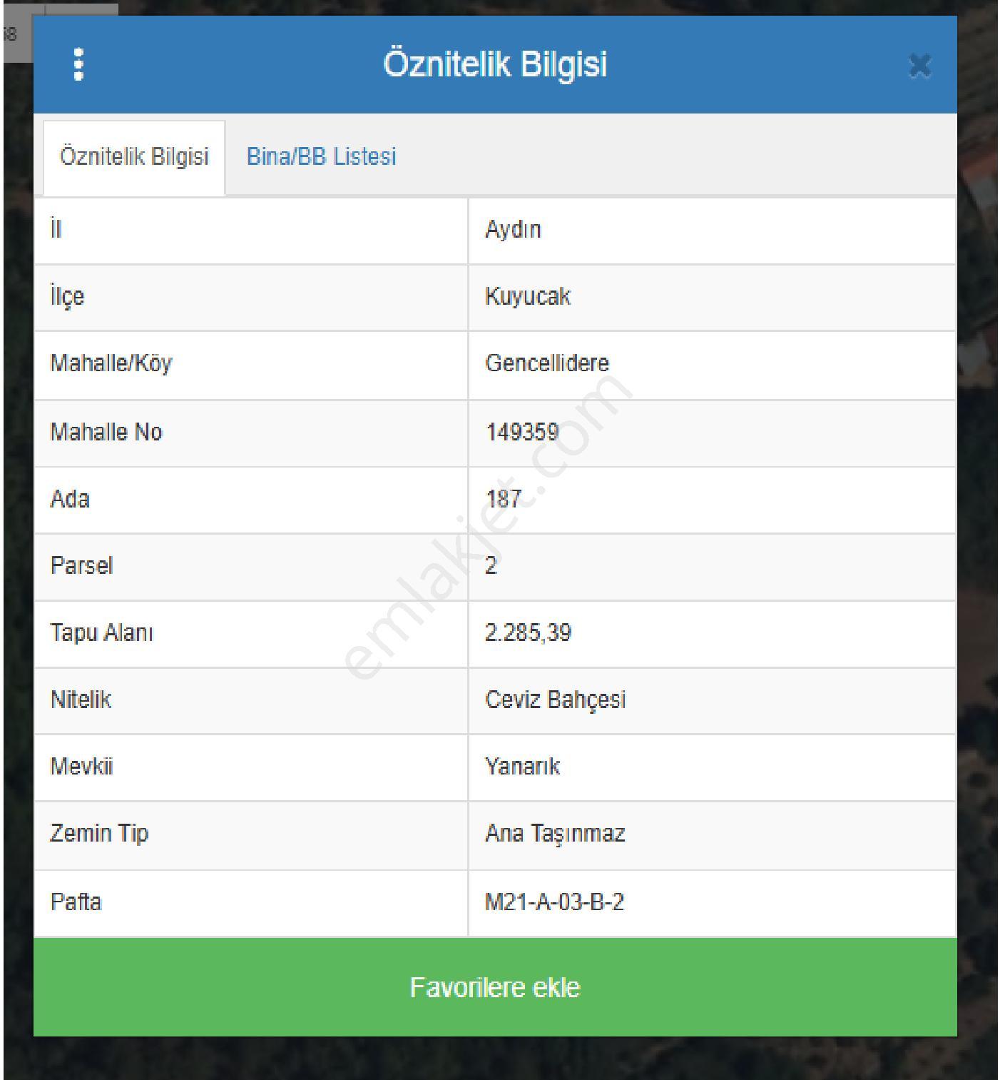 📣 Kuyucak Gencellidere’de Satılık 2.285 M2 Ceviz Bahçesi 📣 - Görsel 7